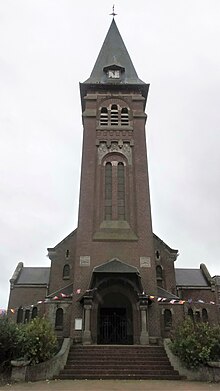 Église Saint-Médard du Hamel (Somme), clocher 02.jpg