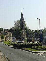 Die Kirche in Saint-Jean-d'Illac