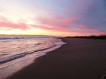 Zalazak sunca na Terskoj obali