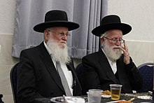 הרב רובין (מימין) והרב נחום גורטלר