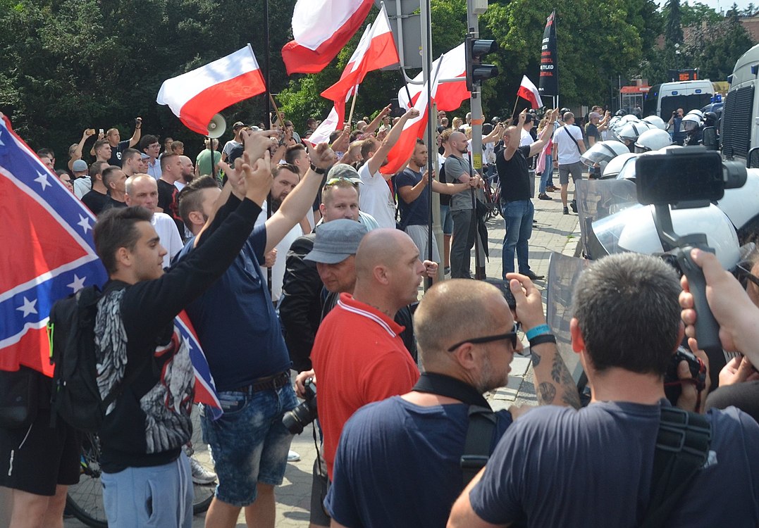 02019 1203 (3) Neo-Nazis attack an LGBT rigths pride parade in Rzeszów.jpg