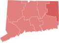 Results for the 1864 Connecticut gubernatorial election by county.