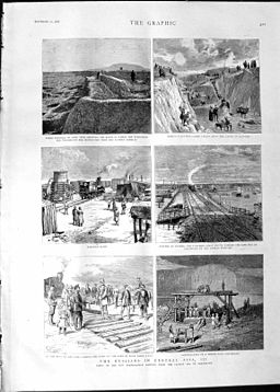 1888 Russians Asia Tekke Geok Tepe Dushak Railway War