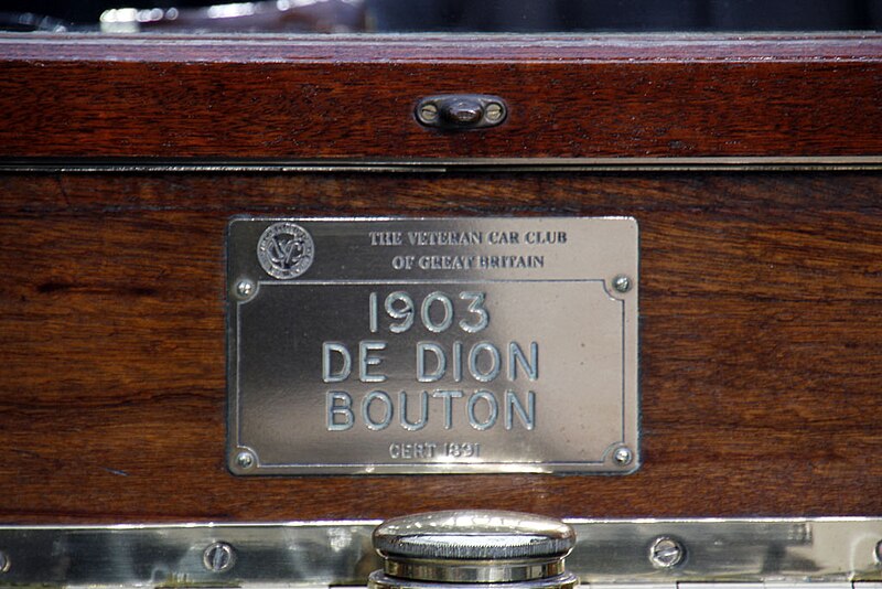 File:1903 De Dion-Bouton Type W Tourer IMG 0575 - Flickr - nemor2.jpg