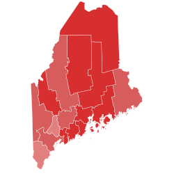 1942 United States Senate election in Maine results map by county.svg