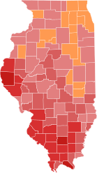 Republican Primary Results
Map legend
.mw-parser-output .legend{page-break-inside:avoid;break-inside:avoid-column}.mw-parser-output .legend-color{display:inline-block;min-width:1.25em;height:1.25em;line-height:1.25;margin:1px 0;text-align:center;border:1px solid black;background-color:transparent;color:black}.mw-parser-output .legend-text{}
Fitzgerald--80-90%
Fitzgerald--70-80%
Fitzgerald--60-70%
Fitzgerald--50-60%
Didrickson--50-60% 1998 Senate Republican Primary in Illinois results by county.svg