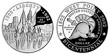 2002 West Point igazolási dollár