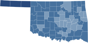 2010 Oklahoma State Question 755 results map by county.svg