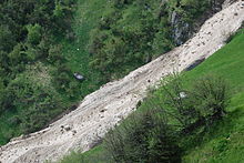 Torrential flood in the canton of Uri, Switzerland . 2013-06-08 Maderaner-Valo (Foto Dietrich Michael Weidmann) 146.JPG
