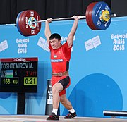 2018-10-11 Clean & Jerk (Weightlifting Boys' 77kg) at 2018 Summer Youth Olympics by Sandro Halank-378.jpg