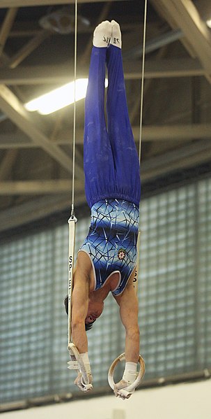 File:2019-05-25 Budapest Cup age group I all-around competition still rings (Martin Rulsch) 124.jpg