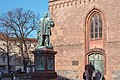 * Nomination The statue for Joachim II. in front of the church St. Nikolai in Berlin-Spandau --FlocciNivis 17:04, 22 February 2023 (UTC) * Decline People are spoiling the composition and the bottom crop is not wel done --Michielverbeek 21:10, 22 February 2023 (UTC)