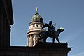 * Nomination View past the concert house Berlin with a lion statue to the Französische Friedrichstadtkirche --FlocciNivis 21:42, 28 September 2022 (UTC) * Promotion  Support Good quality. --Sebring12Hrs 17:00, 2 October 2022 (UTC)