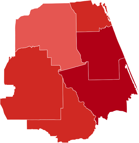 File:2022 Florida's 6th Congressional District Republican Primary map by county.svg