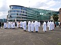 The Druid Order's spring equinox ritual on Tower Hill, 2024.