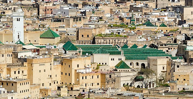 al-Qarawiyyin, founded in Fes in the 9th century, was a major spiritual, literary, and intellectual centre.