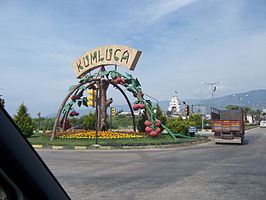 Welkomstbord in Kumluca