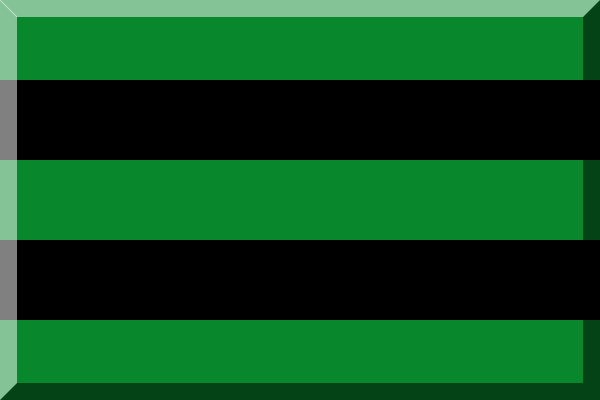 File:600px Nero e Verde (Strisce Orizzontali).svg