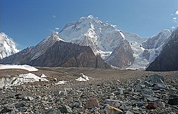 Vue du Broad Peak, 12e plus haut sommet du monde.