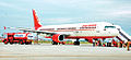 Indian Airbus A321 at the airport