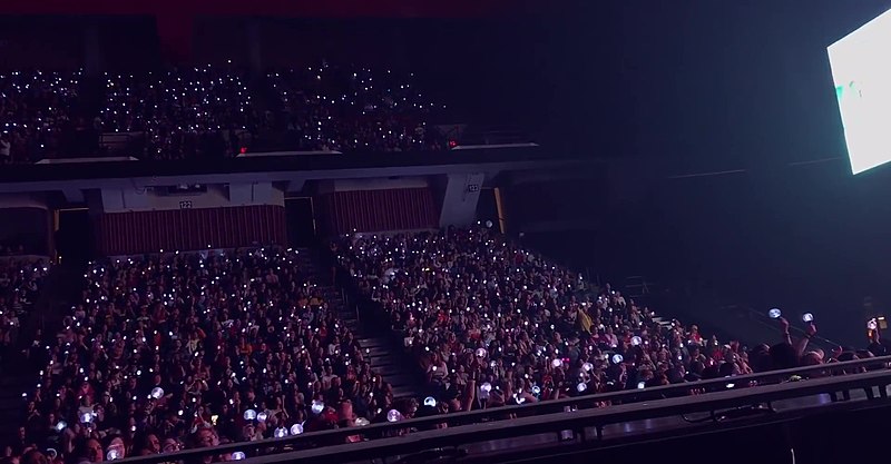 File:ARMY (BTS fans) during Love Yourself concert tour in Hamilton, Canada, 23 September 2018.jpg