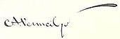 signature d'Antoine Vermeil