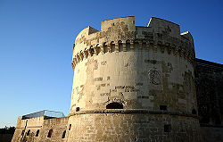 A view of the castle. Acaya castle.jpg
