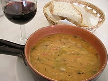 Acquacotta, bean and minestrone soup