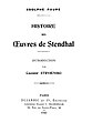 Adolphe Paupe, Histoire des œuvres de Stendhal, 1903.jpg