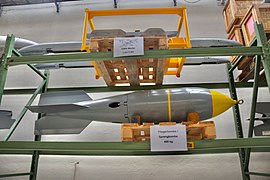 Aircraft rocket and explosive ordnance at Swiss Air Force Museum, Dubendorf (Ank Kumar) 08.jpg