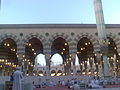 المسجد النبوي من الداخل
