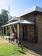 Die Old Telegraph Station der Transaustralischen Telegrafenleitung in Alice Springs