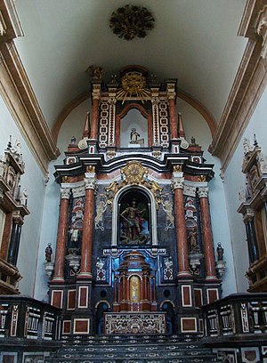 Altar de l'església de sant Miquel dels Reis.JPG