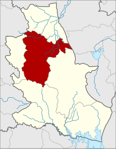 Amplasarea districtului în provincia Nongbua Lamphu