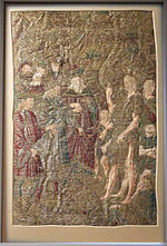 Antonio del pollaiolo (dessin), saint jean devant les prêtres et les lévites, 1466-88.JPG