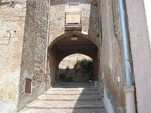 Un'immagine del centro storico di Onano - Quartiere San Giovanni