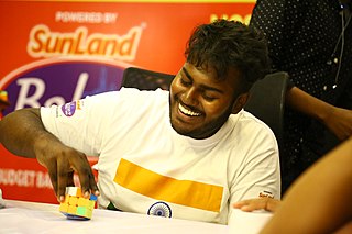 <span class="mw-page-title-main">PK Arumugam</span> Rubiks Cube speed solver