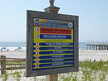 Panig-ingnan sa mga lagda gikan sa Sign sa Atlantiko City Beach