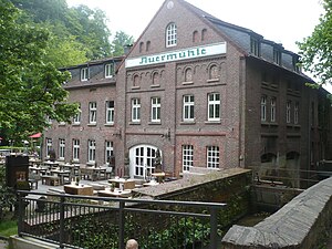 Auermühle, view from the Mühlgraben