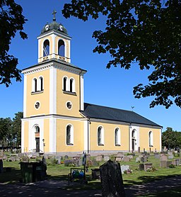 Börstils kyrka i juli 2016