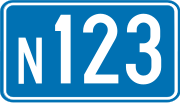Miniatuur voor N123 (België)