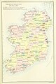 Map of constituencies in Ireland