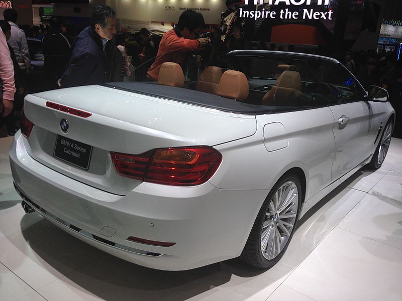 File:BMW 4-Series Cabriolet rear - Tokyo Motor Show 2013.jpg