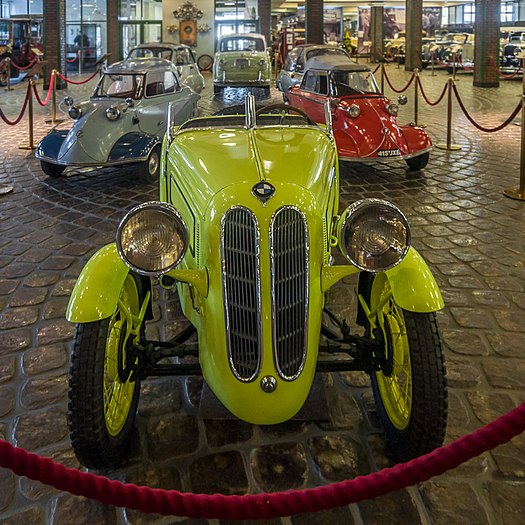 BMW DiXi DA-3 Wartburg, с приобретения и реставрации которого началась история музея