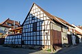 Courtyard wall and outbuildings