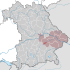 Lage der Stadt Landshut in Bayern