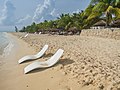 Beach chairs in Cozumel Mexico (21381771302).jpg