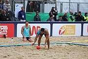 Deutsch: Beachhandball Europameisterschaften 2019 (Beach handball Euro); Tag 6: 7. Juli 2019 – Männerfinale, Dänemark-Norwegen 2:0 (25:18, 19:16) English: Beach handball Euro; Day 6: 7 July 2019 – Men's Final – Denmark-Norway 2:0 (25:18, 19:16)