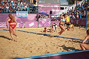 Deutsch: Beachhandball bei den Olympischen Jugendspielen 2018 in Buenos Aires; Tag 7, 13. Oktober 2018; Mädchen, Finale Argentinien-Croatien 2:0 English: Beach handball at the 2018 Summer Youth Olympics in Buenos Aires at 13 October 2018 – Girls Gold Medal Match – Argentina-Croatia 2:0 Español: Handball de playa en los Juegos Olimpicos de la Juventud Buenos Aires 2018 en 13 de octubre de 2018 – Partido por la medalla de oro femenino - Argentina-Croacia 2:0