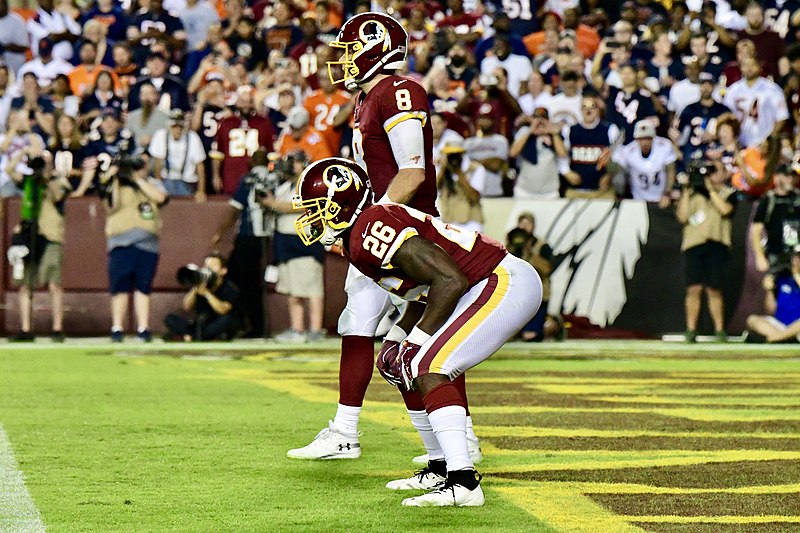 File:Bears at Redskins 2019 Keenum and Peterson (48794528452).jpg